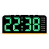 New GH9001 Multifunctional LED Table Clock with Large Numbers, Date, Snooze, and Atmosphere Light