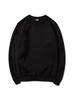 European & American Unisex Casual Sports Round Neck Hoodie - Hip Hop Style, Solid Color, Plus Velvet, Long Sleeve Pullover.