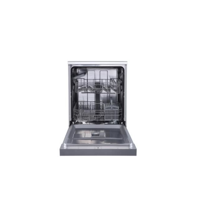 HISENSE HS622E10X 60 Cm Dishwasher - Grey - 2 Wash Arms - 4 Spray Patterns