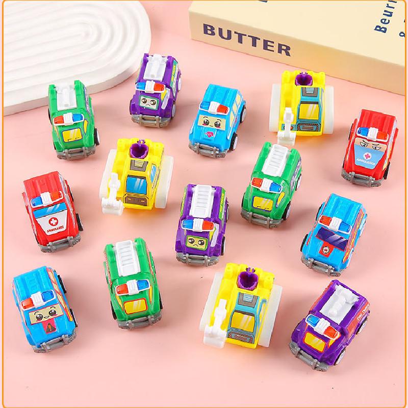 Simulation Mini Inertia Cartoon Fire Engine Children Toys For Babies And Toddlers
