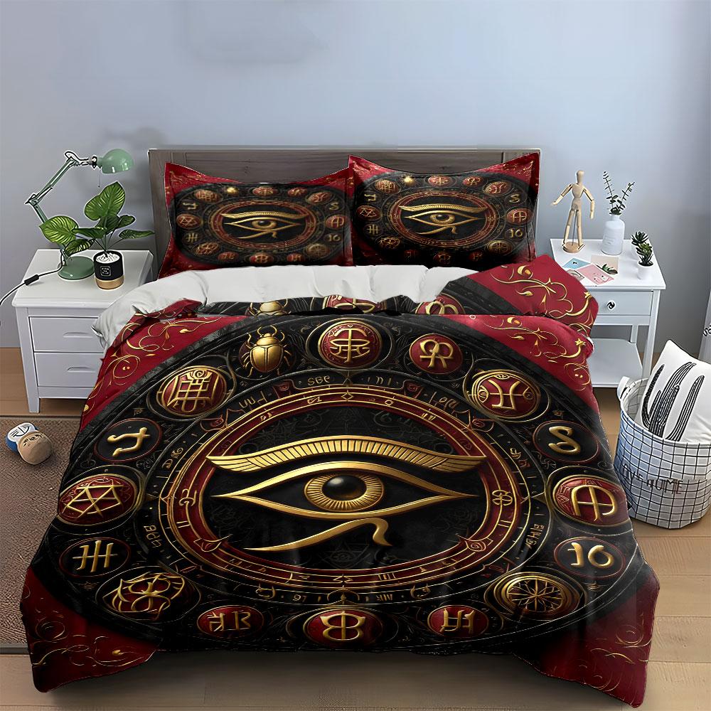 Mystic Zodiac Decor Set Soft Comfortable Duvet Cover Bedding Set Included 1*Duvet Cover & 2*Pillowcases, Gift