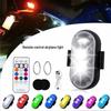 Luz LED Sem Fio para Carro Multicor com Controle Remoto - À Prova d'Água, Mini, para Decoração de Avião e Carro