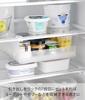 Yamazaki Tower Refrigerator Height Adjustable x x Compatible with Sliding Refrigerator 10110 Under-Shelf Rack, Large, White, W26.5 D34.4 H6.5cm,