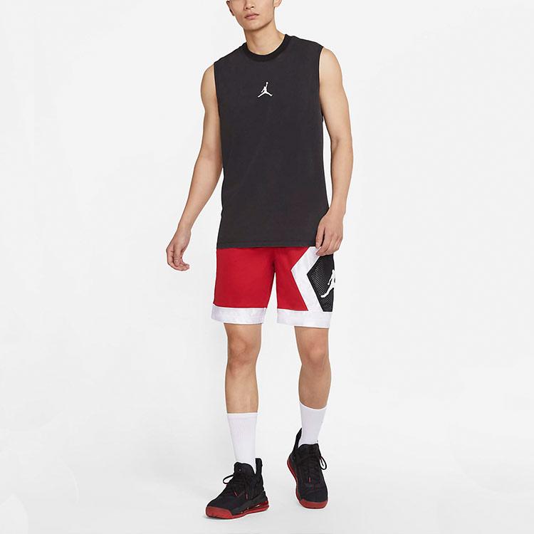 Air Jordan Dri-Fit Quick Dry Round Neck Breathable Sleeveless Tank Top Men Tops Black DC3237-010