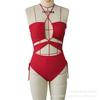 One-piece Slimming Swimsuit Women's Solid Color Bikini