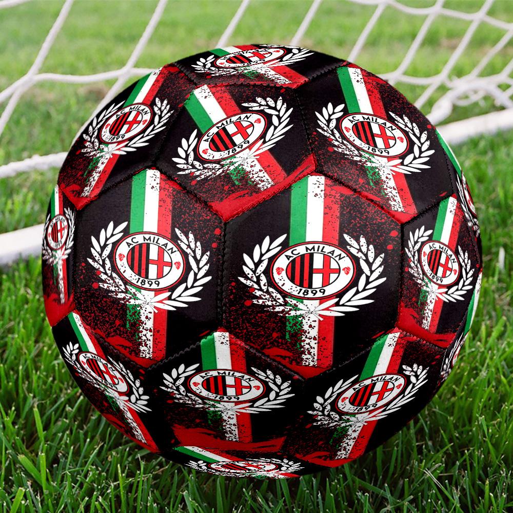 Ac Milan Size 5 Soccer Balls, High-Quality, Anti-Slip, Protective Football, a Unique Gift Suitable for Birthdays, Christmas