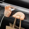 2Pcs Bathroom Toothbrush Holders Hand Feet Shape Simple Installation Multipurpose