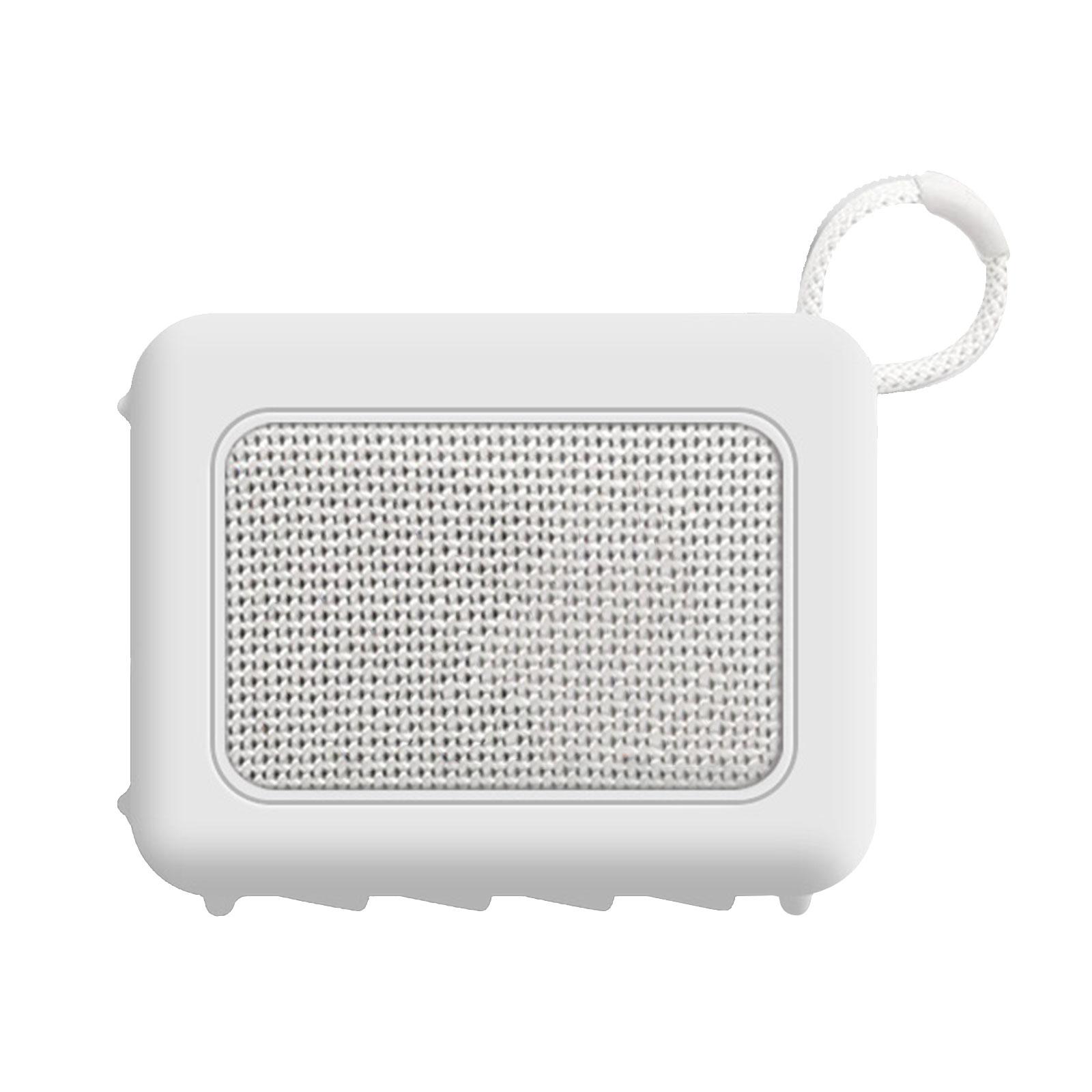 

Силіконовий чохол-накладка для JBL GO 4 GO4 Bluetooth-сумісної колонки Повний захист Пилозахисний Потовщений захисний рукав білий