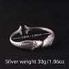 S sterling silver double fish bracelet is a classic style gift for Thanksgiving, a thoughtful present for parents