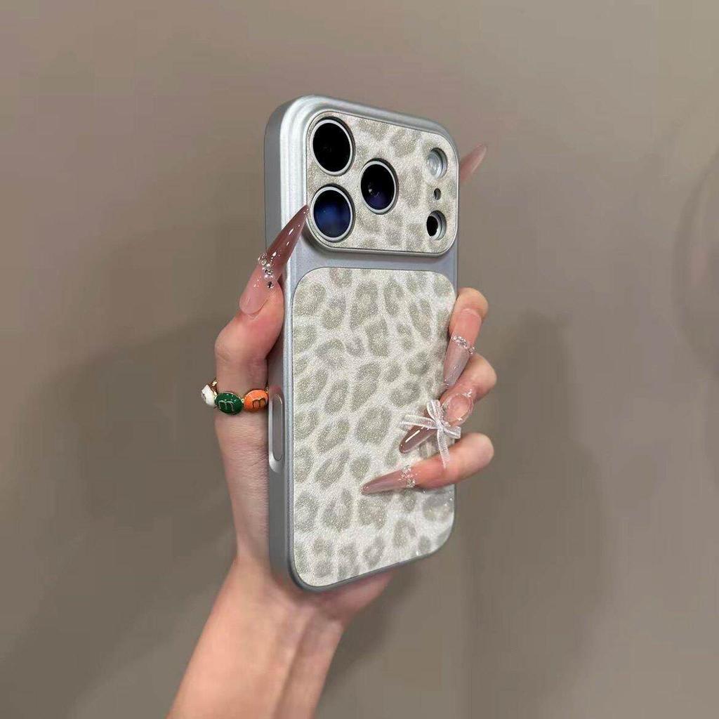 Luxury Seconds Change 17 Leopard Print Phone Case For iPhone 13 14 15 16 17 Pro Max Shockproof Bumber Cases Cover