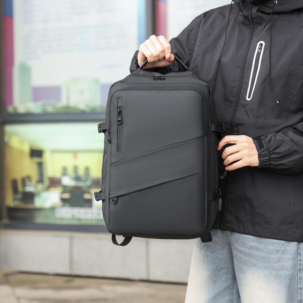 Trendiger Leichter Herren Wasserdichter Business- & Reise-Laptop-Rucksack