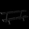Double-Layer Dumbbell Rack
