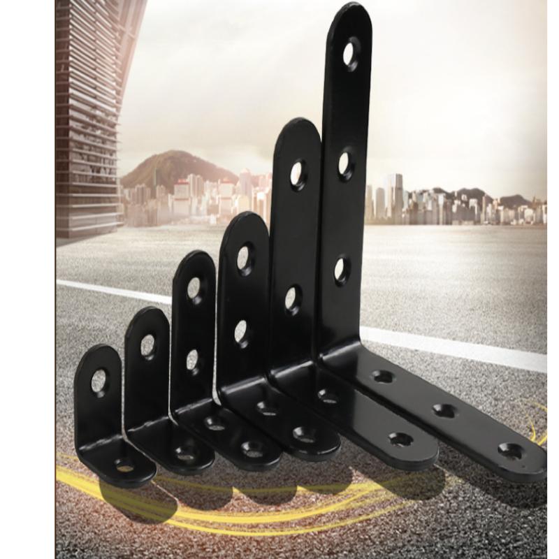 {QTG333} 10/20 Pcs Angle Bracket Stainless Steel Right Shelf Support Corner Bracket 90° Furniture L/I Shape Bracket
