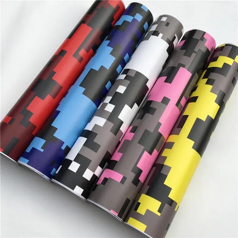 Arktisches Schnee-Tarnfolie Auto-Wrap Tarnfolie Autoaufkleber Fahrrad Konsole Computer Laptop Skin Roller Motorrad
