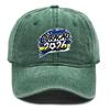 2026 Football Soccer "CURACAO" Flag Printed Baseball Hat , Adjustable Baseball Cap Headwear Non-Stretch Fabric Leisure Solid Color Sun Hat