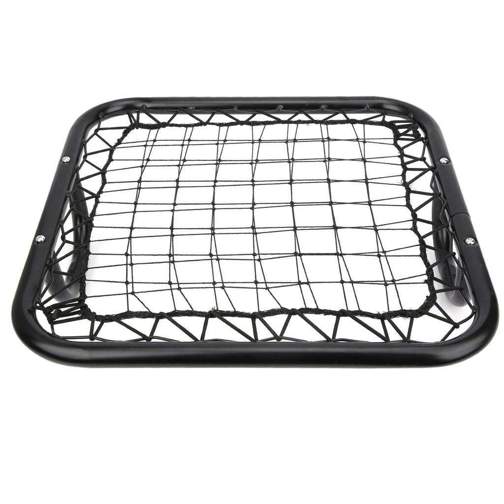 Handheld Rebounder Springback Net Goalkeeper Training Equipment Football Door Black