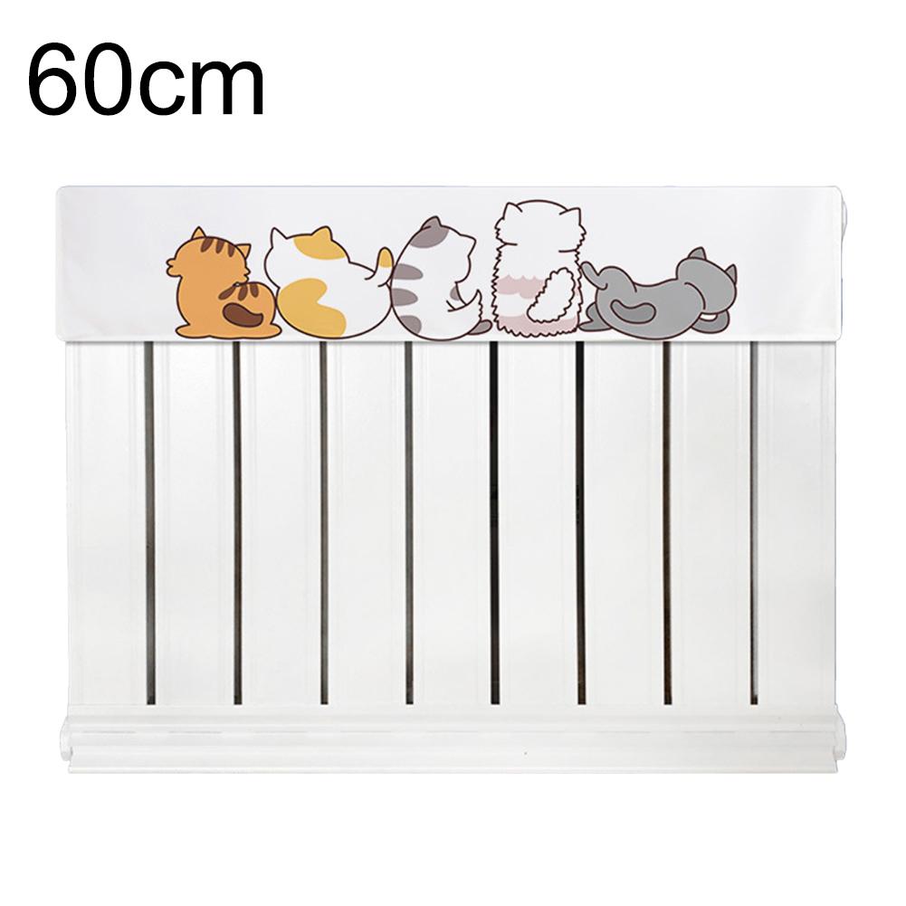 

Contemporary Radiator Dust Cover Plush Fabric Shield Dust Protection for Home Chic Floral Patterns Maintenance