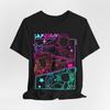 Farbenfrohes Anime-inspiriertes Huntrix Outline Unisex T-Shirt, Grafik-T-Shirt, Freizeitkleidung