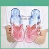 Flipflops Summer Fashion Twocolor Womens New Gradient Color Beach Shoes Crystal Shoes