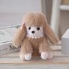 Plushie Poodle Cute Keychain Realistic Animal Shape Gift Decoration Backpack