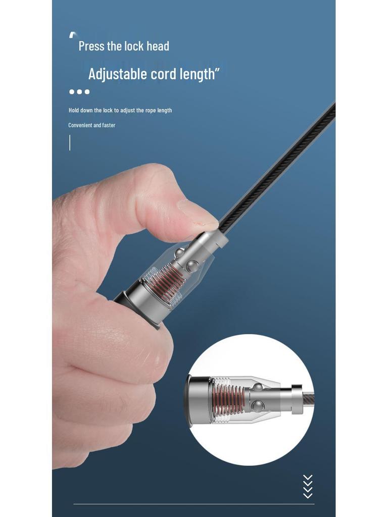 Gewichtetes Doppelkugellager Speed-Springseil - Stahldraht & Aluminiumlegierung