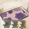 Diatom Mud Bathroom Absorbent Floor Mat Toilet Entrance Door Anti-slip Bathroom Mat Foot Mat Toilet Household Carpet