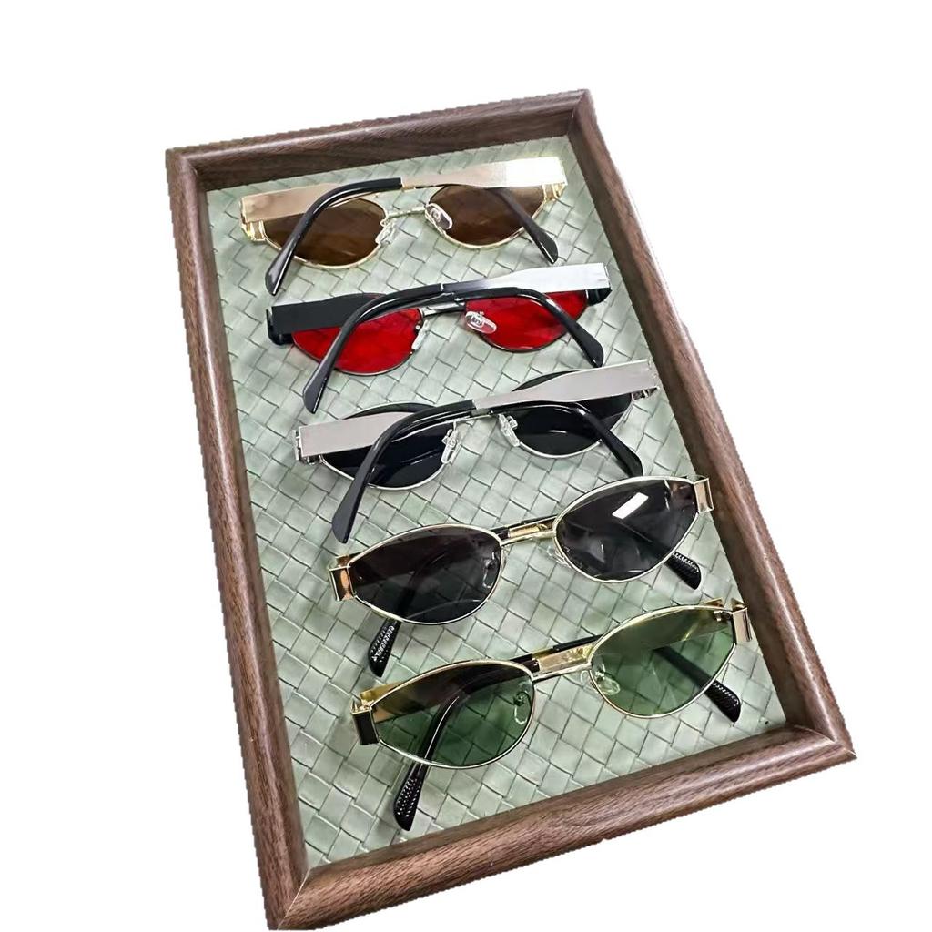 New cat's eye fashion simple sunglasses ins retro trend sunglasses women's small frame European and American sunglasses