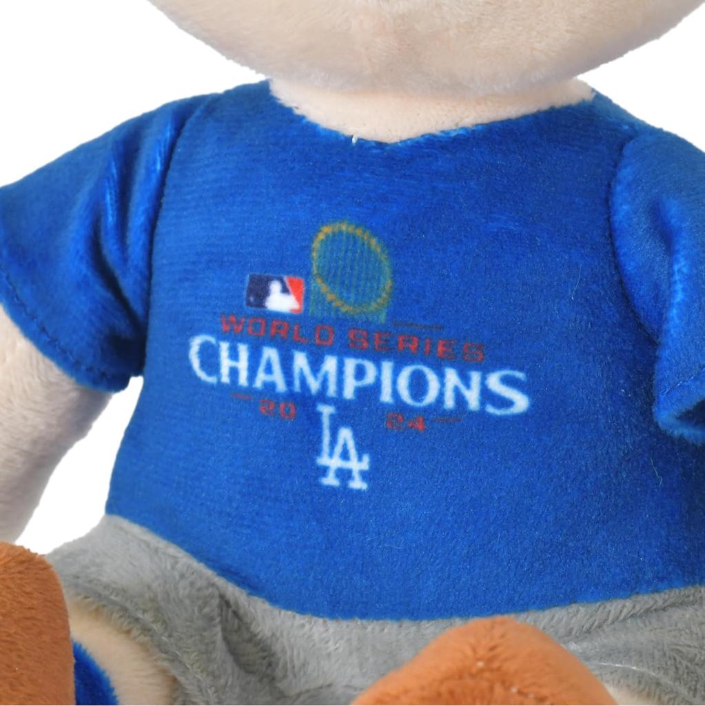 Dodgers Charlie Brown Plush Toy, MLB Merchandise, Commemorating the 2024 World Series Champions, LA Dodgers PEANUTS Mascot Character [Used]