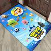 Tappeto Tappetino Cartoon Pororo per Soggiorno Camera da Letto Casa Decorazione Divano, Tappetino Antiscivolo per Giochi Bambini