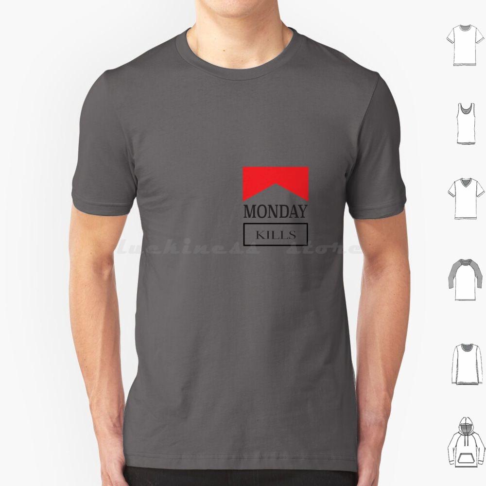 Monday Kills T Shirt Cotton Men Women DIY Print Monday Assembly Monday Kills Kill Assembly Bad For Your Health To Celebrate S