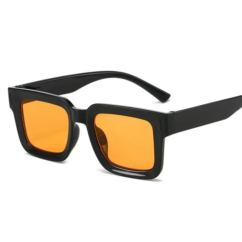 Vintage Women Fashion Square Sunglasses Retro Black Sun Glasses Female Male Eyewear