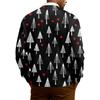 Men's Ribbed Knit Long-Sleeve Cardigan