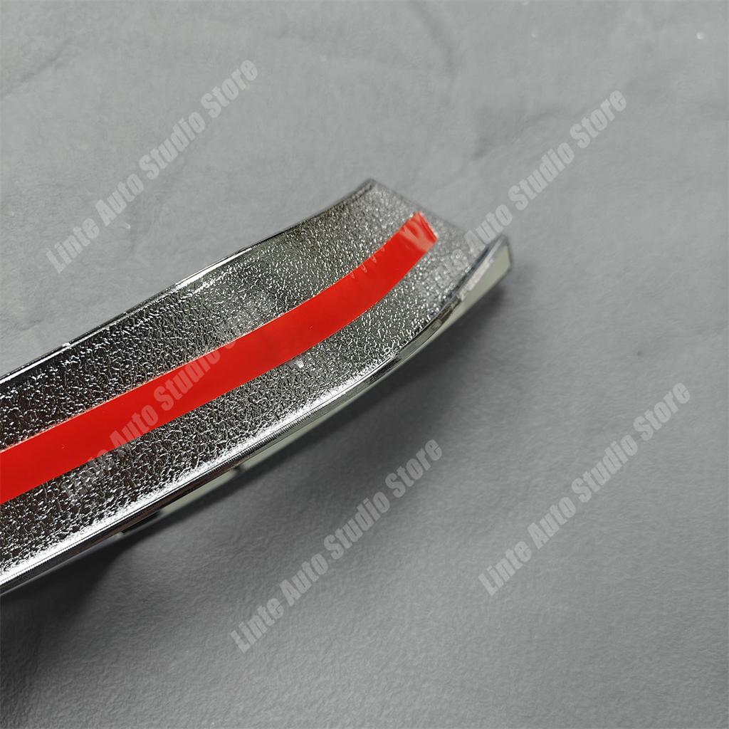 For Volkswagen Passat B8.5 2019 2020 2021 2022 2023 Rear Bumper Silver Plating Decorative Strip Spoiler Splitter BodyKits Tuning