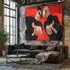 Fashion Anime Tapestry Cool Character Decoration Bedroom Living Room Fabric Wall Art New Choice