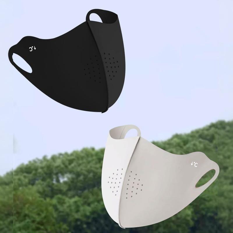 Uv Protection Breathable Face Mask 3D Seamless Full Face Outdoor  Lightweight Sun Block Flex Fit