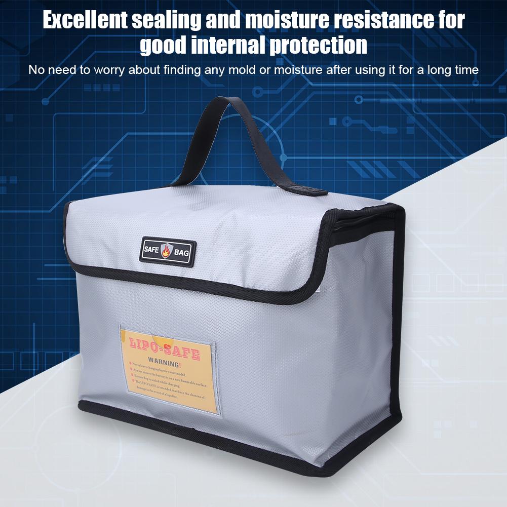 High Temperature Resistant Explosion Proof Safety Bag for Model Aircraft Lithium Battery