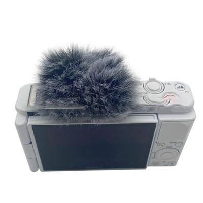Vloggers Essential Microphone Wind Muff Clear Sound Capture Furry Mic Cover for ZV1 ZV1F ZVE10 ZVE1 Microphones