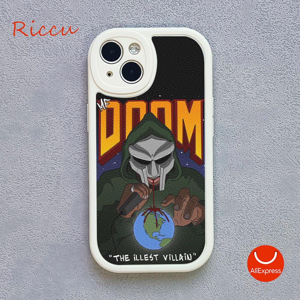 Iphone MF DOOM Rapper Telefon Kılıfı Iphone 14 13 11 12 Pro MAX 13 12MiNi 7 8 plus iphone14 XS XR Kuzu Derisi Koruyucu Kılıflar
