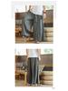 Men's Wide-Leg Ice Silk Culottes - Chinese Style Hanfu Tang Suit Meditation Skirt Pants
