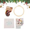 Christmas Embroidery Kit Hand Embroidery Kit creative handmade needlework kits Christmas embroidery kits for beginners