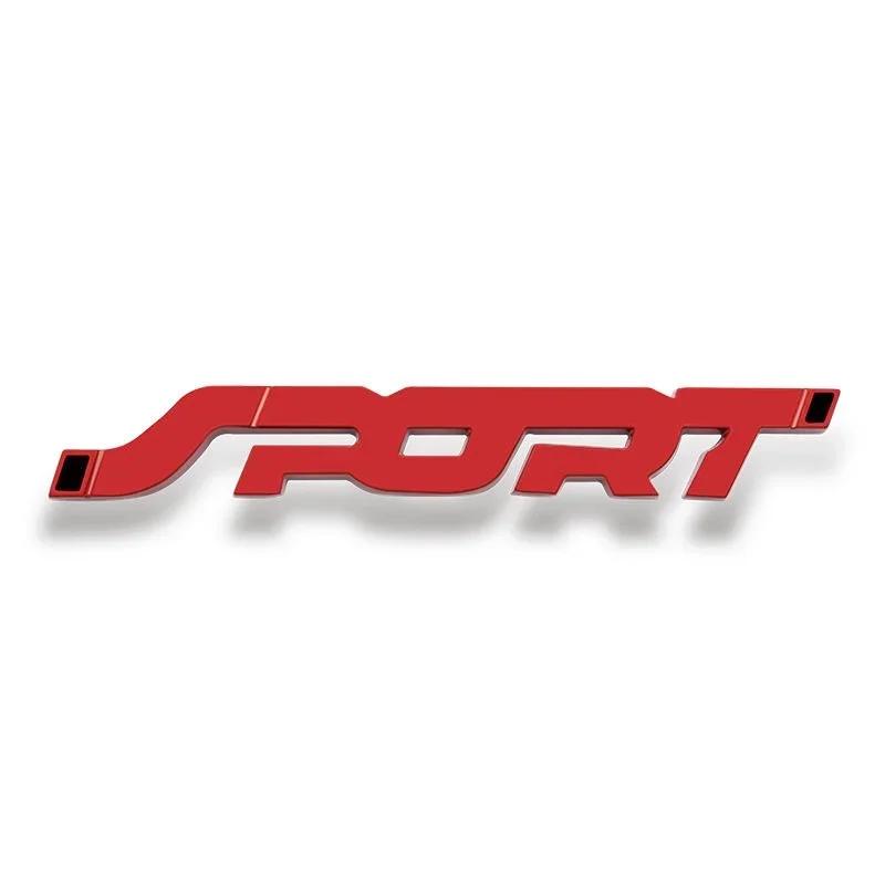 SHNU9 3D Metal Sport Logo Rear Trunk Emblem Badge Stickers Car Styling Accessories For Ford Focus Mondeo Explorer FIESTA EDGE