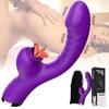 Vibrátor 2 v 1 pro ženy, vibrační dildo, vibrátor klitorisu, vibrátor bodu G, přísavka klitorisu, sexuální hračky pro dospělé