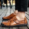 Men’s Moccasins Handmade Slip On Driving Shoes Comfort Flats Casual Shoes Plus Size Leather Shoes for Men Over Sized
