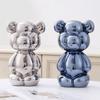 25.5cm Creative Balloon Bear Abstract Ceramic Ornament Sculpture Study Room Statue Home Decor Office Accessories Decoration Gift