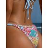 Fashionable Printed Swimsuit Seaside Sexy Split Bikini Women