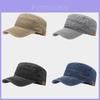 Gorra Militar con Parche de Cuero para Hombres y Mujeres Protección Solar Primavera Verano