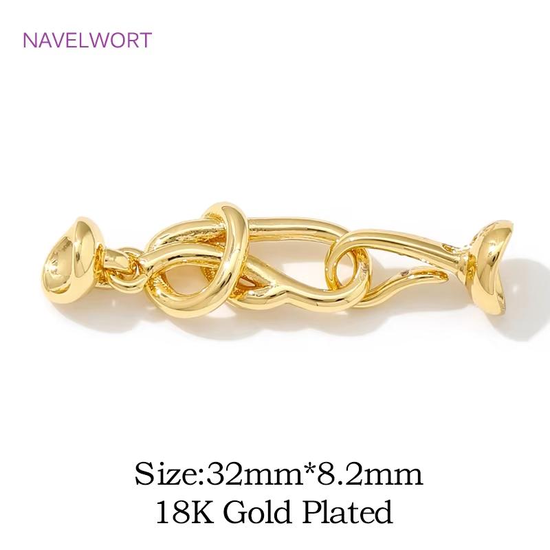 

Multi Styles 18K Gold Plated Brass Pearl Clasp Connector Clasps Accessories,Fastener For Jewelry,DIY Jewelry Making Supplies 1 piece