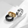 Fashion Stainless Steel Anxiety Fidget Rings For Men Women Vintage Odin Norse Viking Amulet Rune Ring Hiphop Rock Biker Jewelry