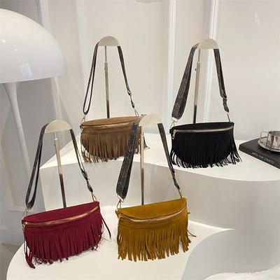 Damen-Nische Handtasche im koreanischen Stil - 2025 Herbst Quasten Umhänge- & Schultertasche für modische Pendlerinnen