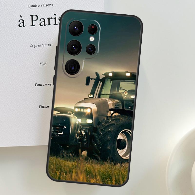 Pouzdro na telefon Samsung Galaxy S26 Ultra S25 S24 S23 S21 S22 Ultra S10 S20 Plus S25 FE s motivem zemědělského traktoru